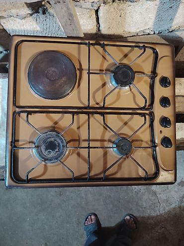 qaz peci ustası: Qarışıq sobası Quraşdırılan, 4 gözlü, İşlənmiş — 2