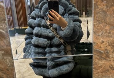 фиолетовая водолазка: Шуба, Кыска модель, M