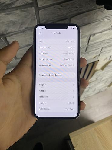 iphon 6 plus: IPhone 11 Pro, Gümüşü, Face ID — 5