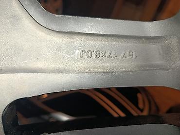 w211 amg: İşlənmiş Disk təkər Mercedes-Benz 215 / 50 / R 17, 5 Boltlu — 6