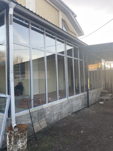 Алюминиевые окна на заказ: Алюминиевое окно на заказ, Тип окна: Балконные, Витражные, Мансардные, Бесплатная установка, В рассрочку — 4