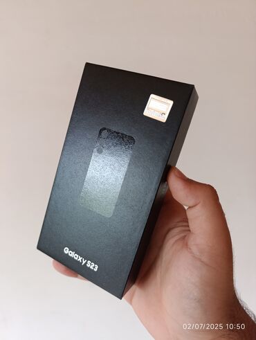 держатель телефона на стедикам fly tech 6: Samsung Galaxy S23, 256 GB, rəng - Qara, Zəmanət, Sensor, Barmaq izi