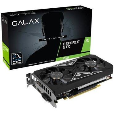 Оперативная память (RAM): Новая видеокарта GALAX GeForce GTX1650 EX 1-Click OC 4GB GDDR6 128bit
