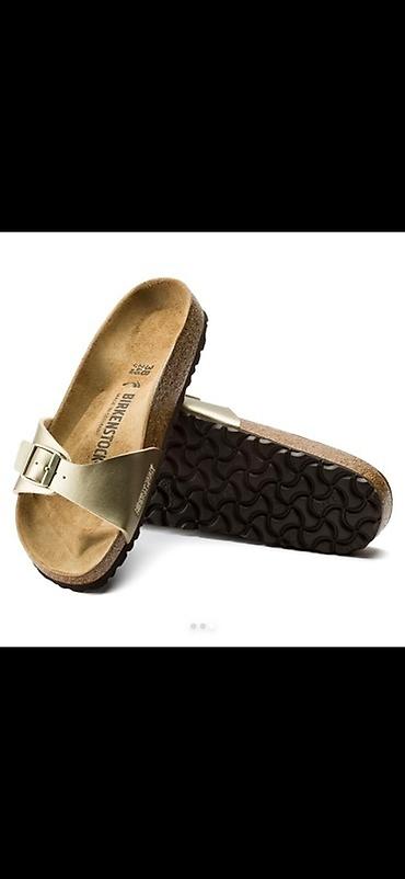 alas time: Босоножки, 36, Birkenstock, Новый, цвет - Золотой, Платная доставка — 2