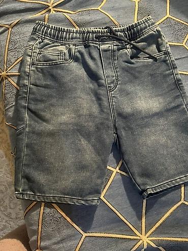 Şortlar: Uşaq üçün denim şort - Model: jeans tərzində şort - Rəng: yuyulmuş — 1