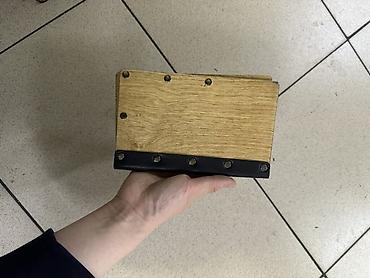 Держатели и подставки: Деревянный органайзер/диспенсер для салфеток с отделениями - — 14