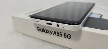 Samsung: Samsung Galaxy A55, Б/у, 256 ГБ, цвет - Белый, 2 SIM — 11