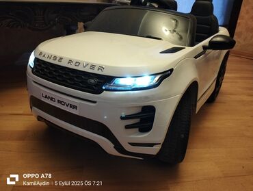 Uşaq üçün elektrik maşınları: Uşaq üçün elektrikli “Land Rover Range Rover” ride-on maşın - Rəsmi