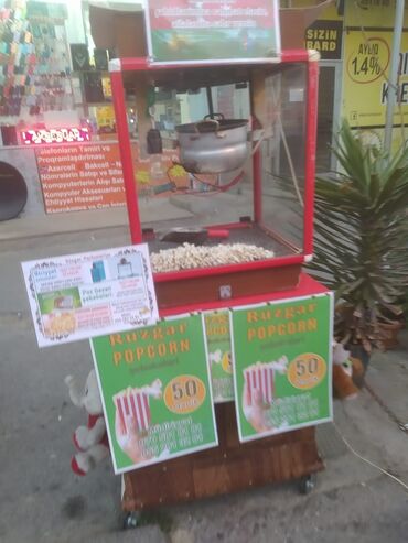 попкорн аппарат бишкек в Азербайджан | Аппараты для попкорна: Popcorn aparati satilir.300azn yaxsi isleyir