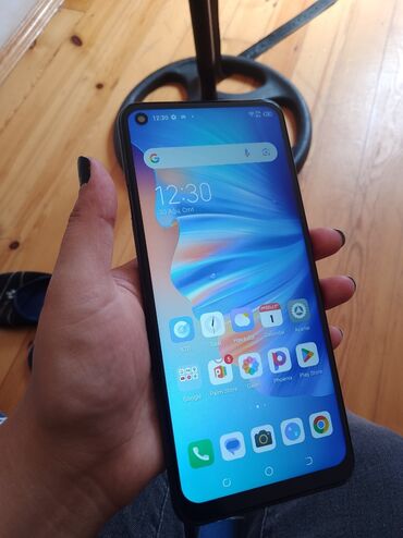 tekno spark 20: Redmi 13C, 128 GB, rəng - Qara, Barmaq izi, İki sim kartlı