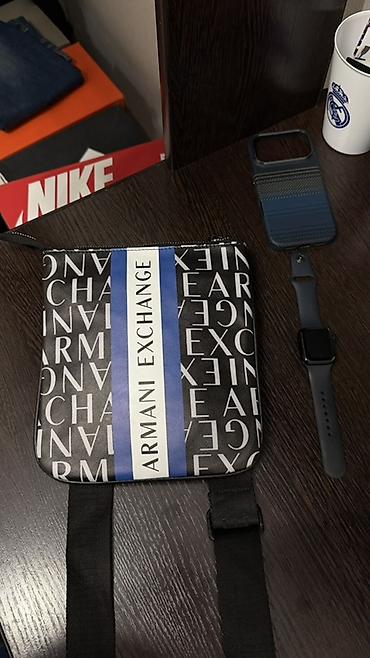 чемоданы сумки: Барсетка, Armani, Материал: Искусственная кожа, Новый — 1