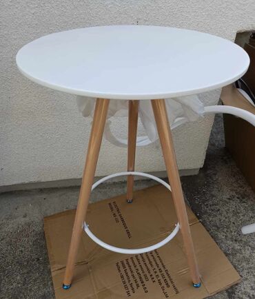 Stolovi: Potpuno novi barski stolovi Kvalitetna medijapan plocha, jaki drveni — 4