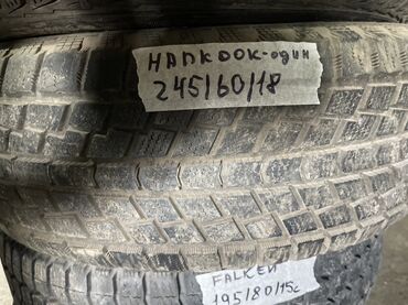 зимние шины р18: Шины 245 / 60 / R 18, Зима, Б/у, 1 шт, Корея, Hankook