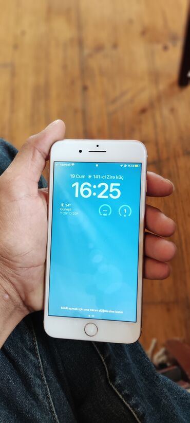 Apple iPhone: IPhone 8 Plus, 64 GB, Ağ, Barmaq izi — 8