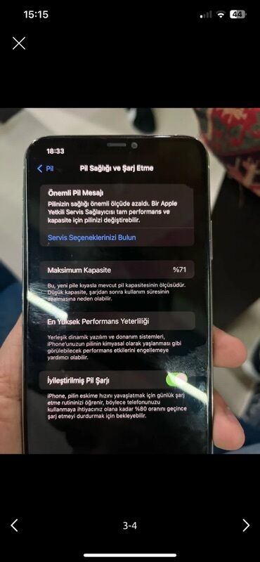 Apple iPhone: IPhone 11 Pro Max, 64 GB, Ağ, Face ID