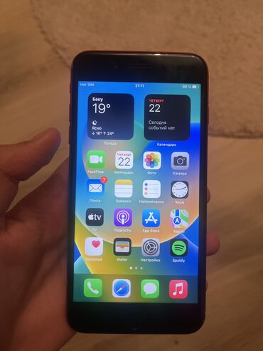 Apple iPhone: IPhone 8 Plus, 256 GB, Barmaq izi