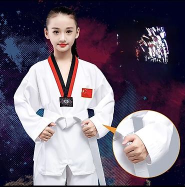 корейские вещи: ПРОДАЕТСЯ ФОРМА ДЛЯ ТАЭКВОНДО (новая) Размер не подошел. 12-15лет — 1