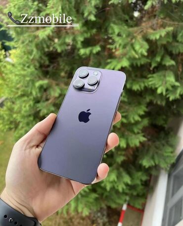 Apple iPhone: IPhone 14 Pro Max, 128 GB, Qara, Zəmanət, Face ID, Sənədlərlə