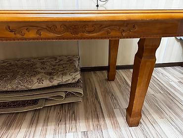 dressing table: Стол трансформер Для зала, Раскладной стол, цвет - Коричневый — 4