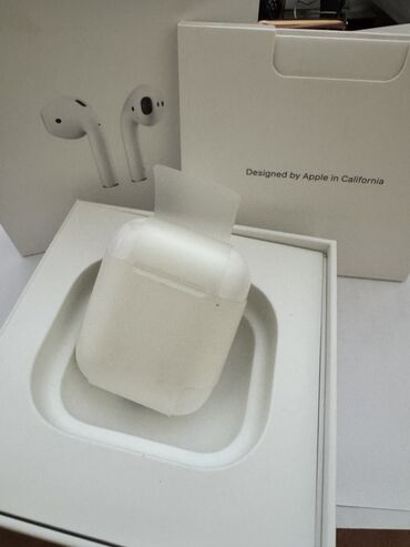 Усилители: Беспроводные (Bluetooth) Наушники, Apple, цвет - Белый
