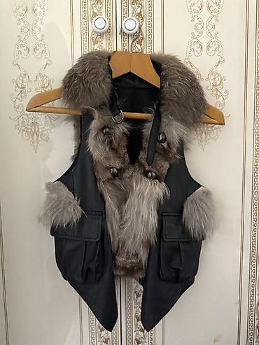 пальто кожи: Шуба, Норка, Короткая модель, С капюшоном, M — 2