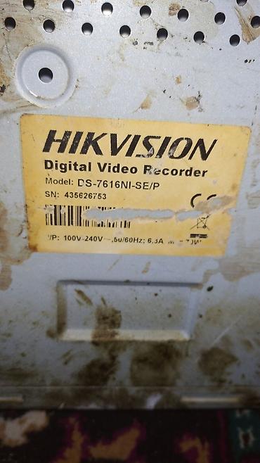 kamera monitörü: Hikvision DS-7616NI-SE/P – 16 kanallı NVR (IP videomüşahidə — 4