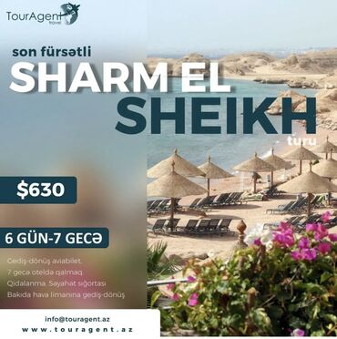 bakıda otel qiymətləri: - Son fürsatli 5* otel Sarm El-Seyh Turu 😍 "TourAgent Travel" size