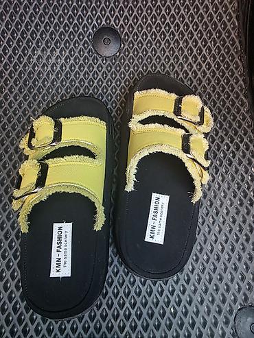 yeezy slides: Женские/унисекс шлёпанцы KMN FASHION - Модель: сандалии-слайды с — 1