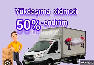 Услуги: Yükdaşıma xidməti – 50% endirim - Mənzil, ofis və anbar köçürülməsi - — 1