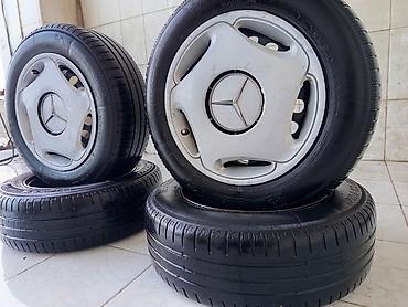 w210 diskleri: İşlənmiş Disk təkər Mercedes-Benz 195 / 65 / R 15, 5 Boltlu — 2