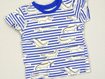 sinsay koszula w kratę: T-shirt, Primark, 9-12 months, condition - Good