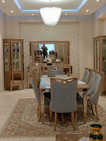 Qonaq otağı dəstləri: Daxili dizayn və mebel paketi – klassik-lüks stil - Geniş qonaq otağı — 29