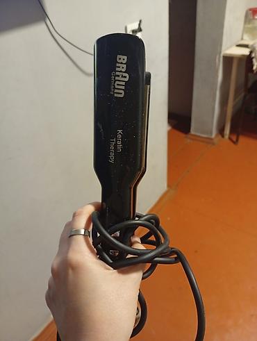 philips utu feni: Braun Keratin Therapy saç ütüsü - Geniş plitəli düzləşdirici: qalın — 2