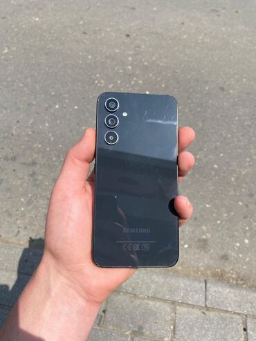 samsun s3: Samsung Galaxy A54, 128 GB, rəng - Qara, İki sim kartlı, Face ID, Barmaq izi