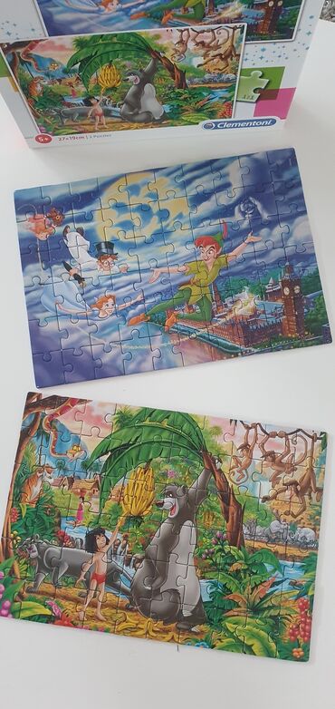dvorac sator za devojcice: Clementoni - supercolor 2 puzzle za decu, 2x60, velicine 27x19cm. Imam