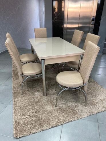 Setovi stolova i stolica: 🎀 Ulepšajte svoj dom uz elegantan trpezarijski set! 🎀 ✨ Set sadrži — 15