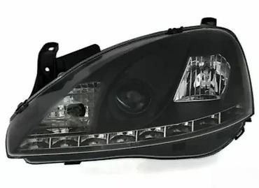 Car Lighting & Signaling: CRNI DEVIL EYES LED FAROVI OPEL CORSA C (6) | Crni tuning sportski — 2