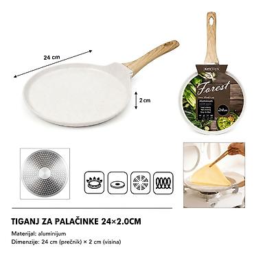 KMT Ovalni pleh za pečenje bela 5412156 Aluminijumski tiganj sa