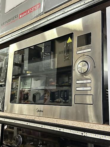 Встраиваемая микроволновая печь Midea из нержавеющей стали. Основные