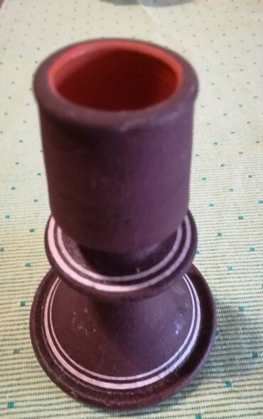 jeftini svecnjaci: Candlestick, color - Brown, New