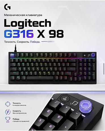 magic keyboard ipad: Клавиатура, Logitech, Механическая, Проводное подключение, Размер: 100% — 1