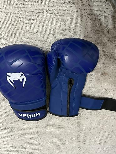 Кол каптар: Боксерские перчатки Venum, синие, 12 oz. Характеристики: - Вес: 12 — 2