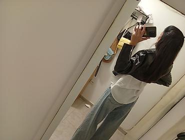 pull and bear torbe: Kožna jakna M, bоја - Crna — 6