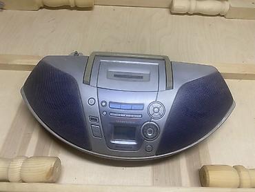 продать музыкальный центр: Портативный аудиоцентр Panasonic с кассетной декой, CD-проигрывателем — 1