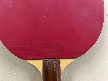 Stoni sportovi: Reket za stoni tenis Akitsu “Round” – model TAMBA - Drška: drvo — 4