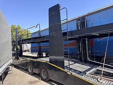 китайский автовоз: Прицеп, Special trailer, Сar carrier trailer, Новый — 9