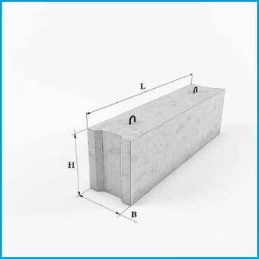 арзан кирпич: Продаю ФБС размер 238х40х58см (ФУНДАМЕНТНЫЕ БЛОКИ СПЛОШНЫЕ) 2 штук