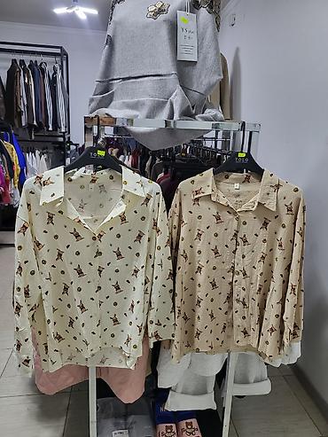 Футболки: Футболка, Оверсайз, Корея, Новый, Все размеры — 4