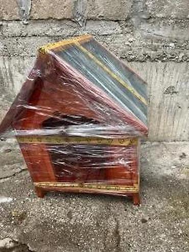 Oprema za kućne ljubimce: Drvena kućica za psa - Materijal: masivno drvo, površinski zaštićeno — 8