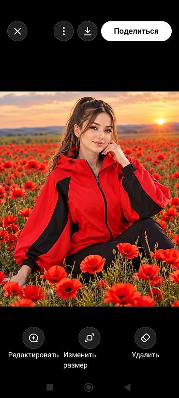 Женская ветровка с, красно‑чёрная - Лёгкая куртка-ветровка на молнии